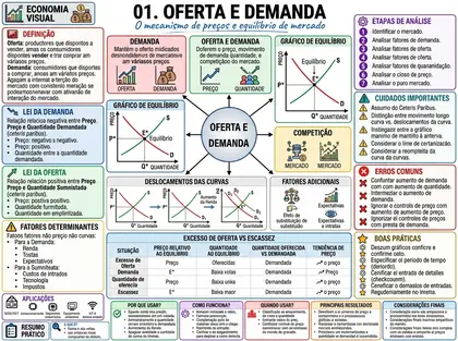 Mapa Mental Oferta e Demanda