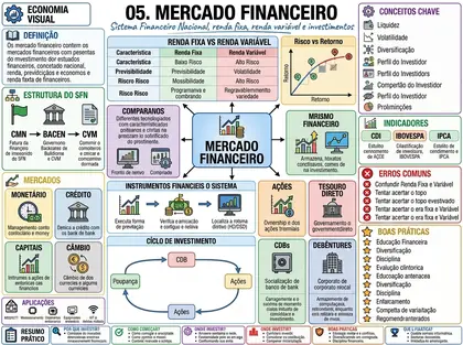 Mapa Mental Mercado Financeiro
